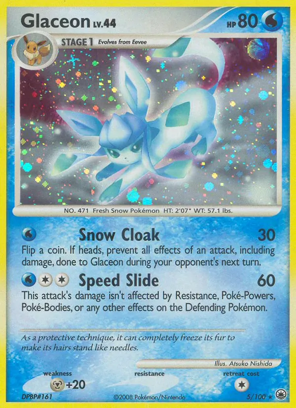 Glaceon, Majestic Dawn 005/100