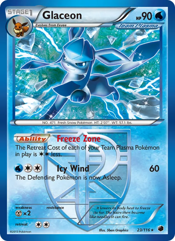 Glaceon, Plasma Freeze 023/116