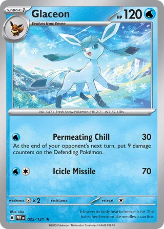 Glaceon, Prismatic Evolutions 025/131