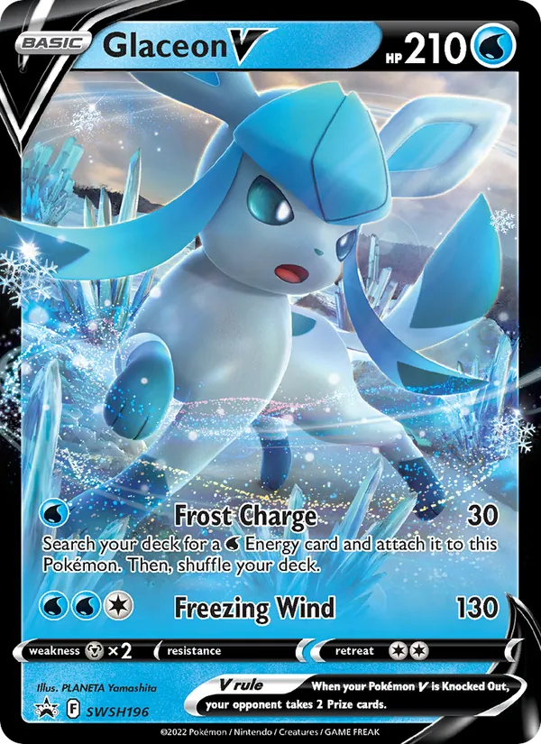 Glaceon V, SWSH Black Star Promos SWSH196/307
