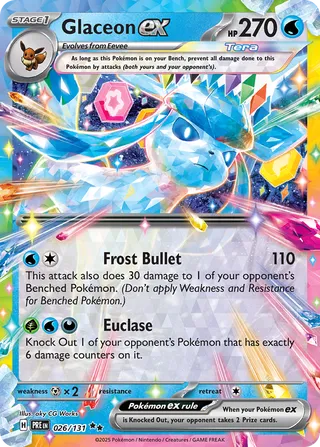 Glaceon EX, Prismatic Evolutions 026/131