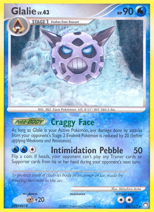 Glalie, Mysterious Treasures 025/123