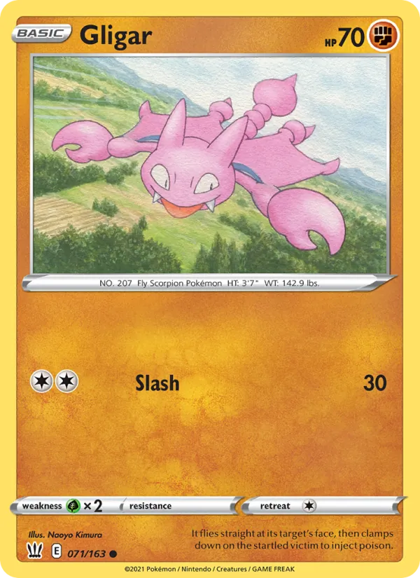 Gligar, Battle Styles 071/163