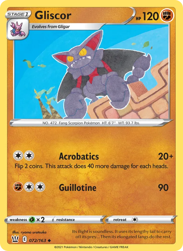 Gliscor, Battle Styles 072/163