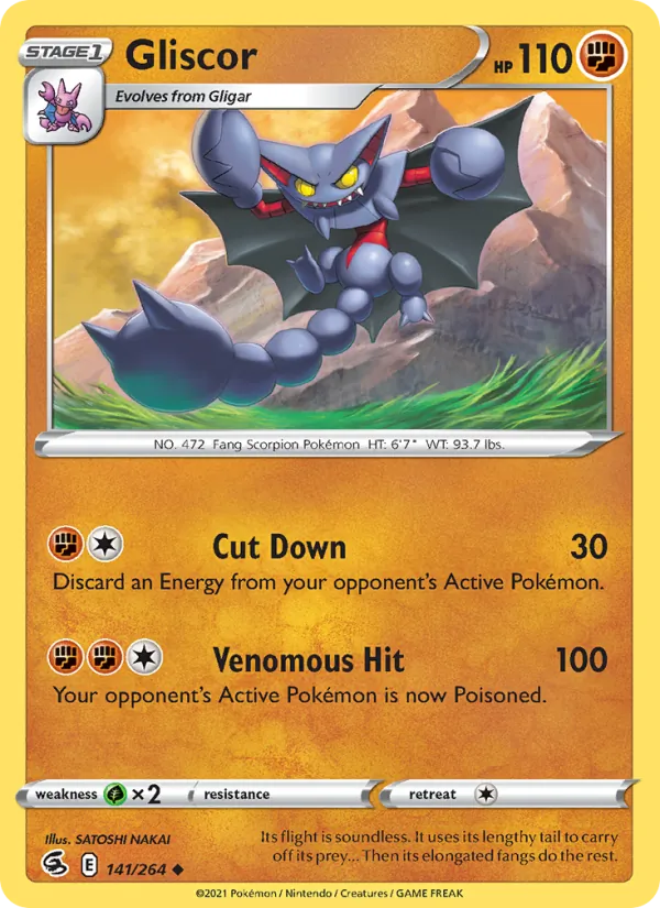 Gliscor, Fusion Strike 141/264