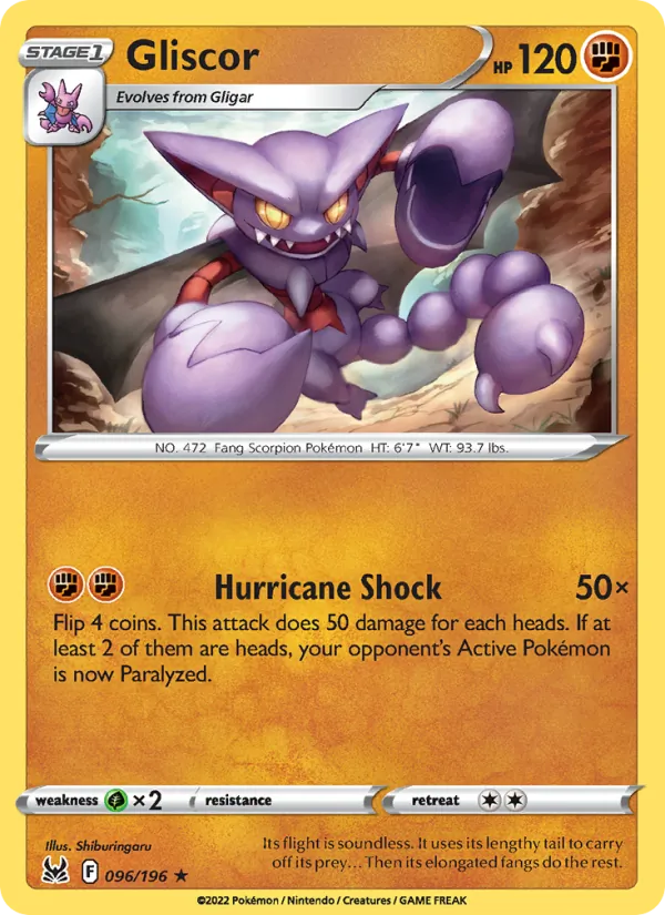 Gliscor, Lost Origin 096/196