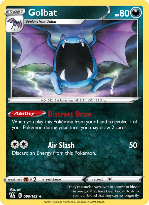 Golbat, Battle Styles 090/163