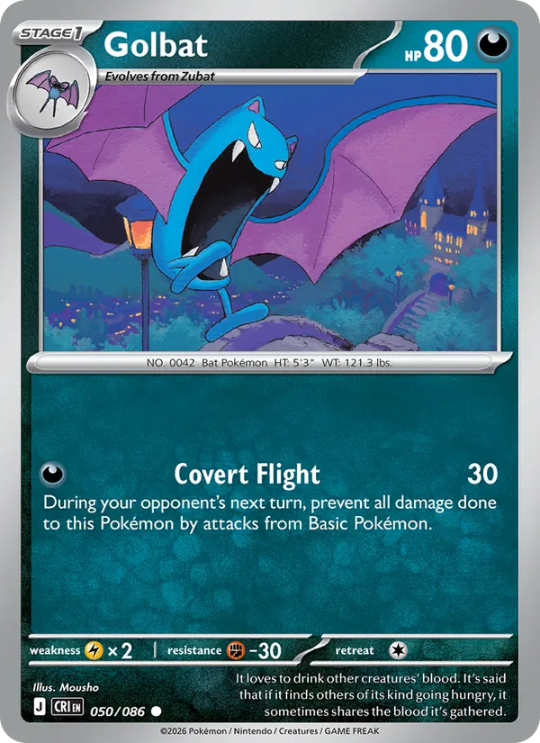 Golbat, Chaos Rising 050/086