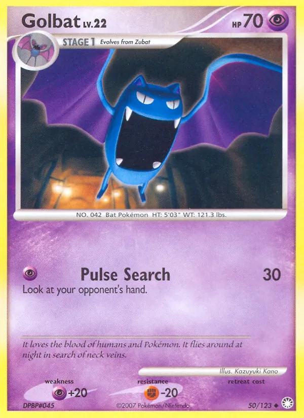 Golbat, Mysterious Treasures 050/123