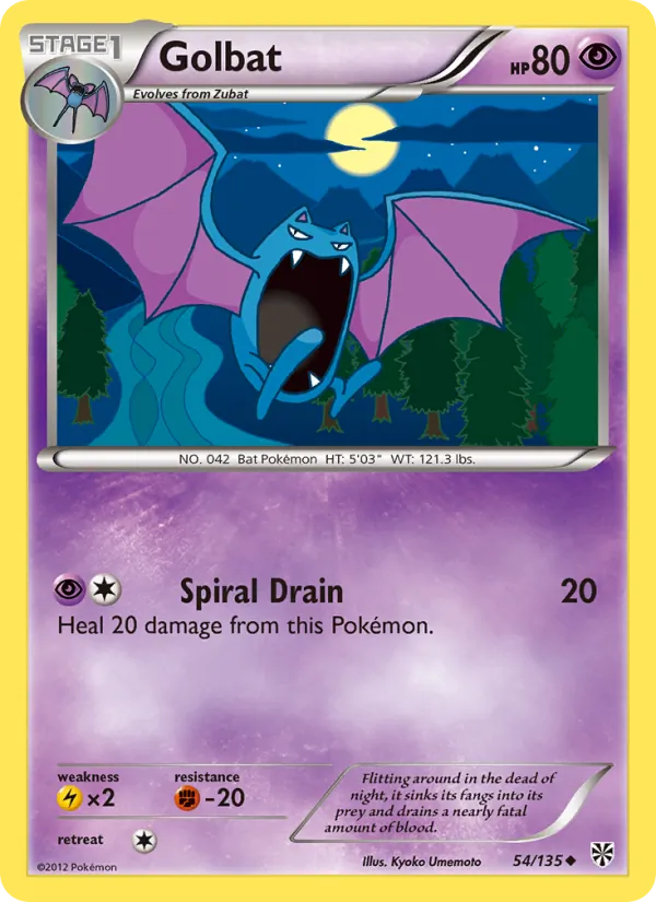 Golbat, Plasma Storm 054/135