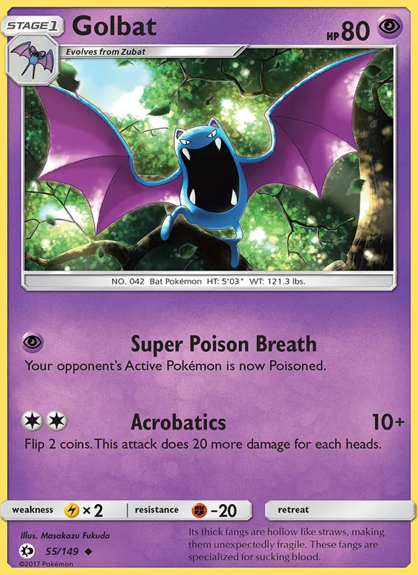 Golbat, Sun & Moon 055/149