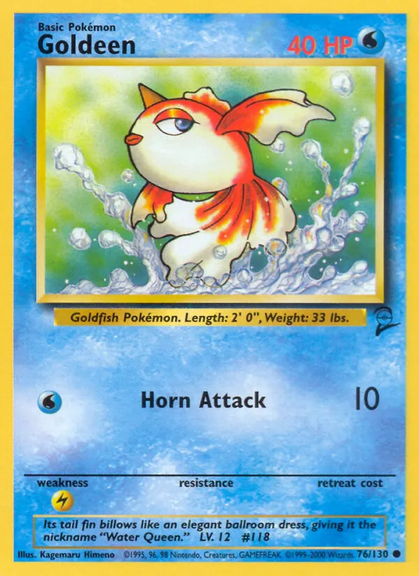 Goldeen, Base Set 2 076/130
