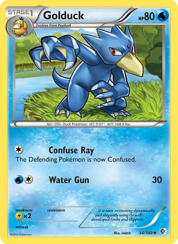 Golduck, Boundaries Crossed 034/149