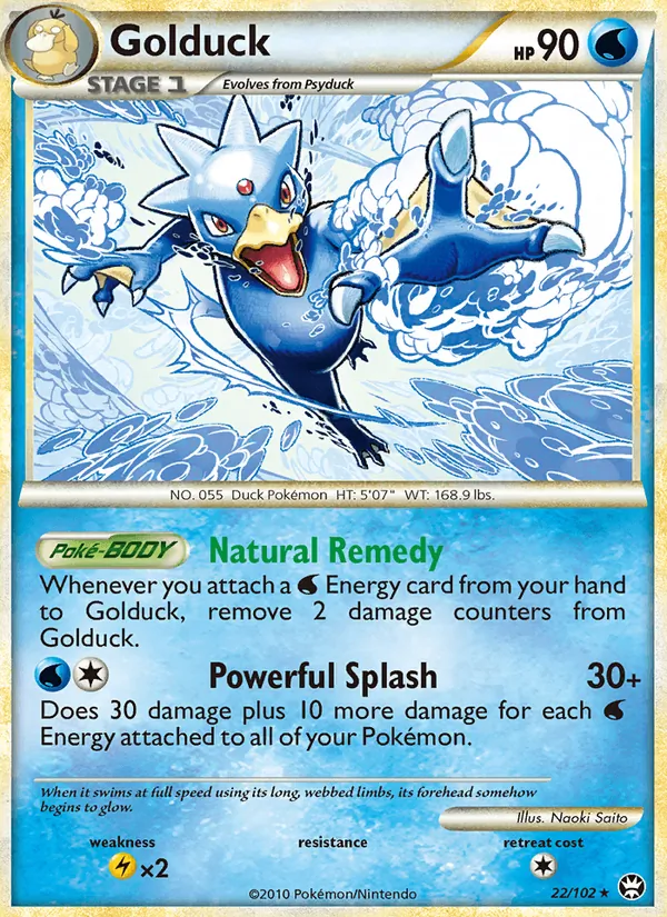 Golduck, Triumphant 022/102