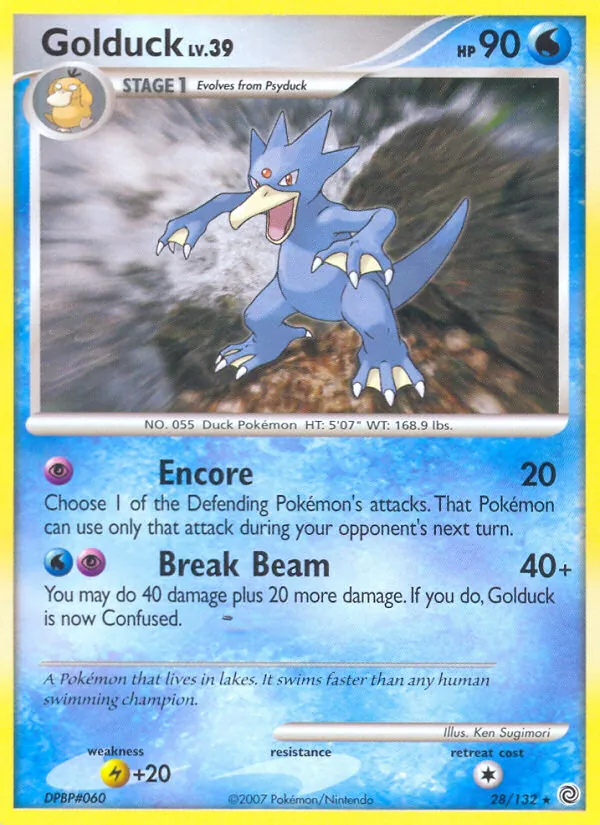 Golduck, Secret Wonders 028/132