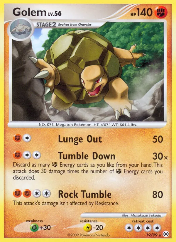Golem, Arceus 019/099