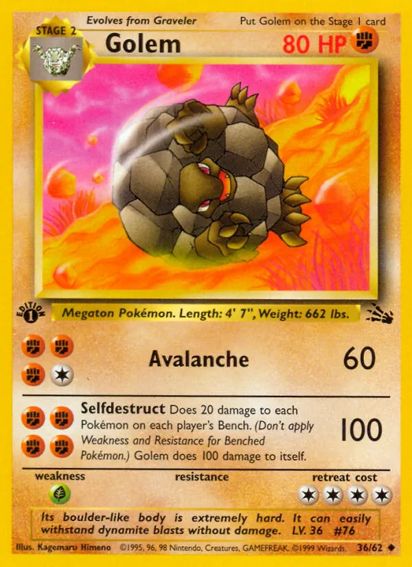 Golem, Fossil 036/062