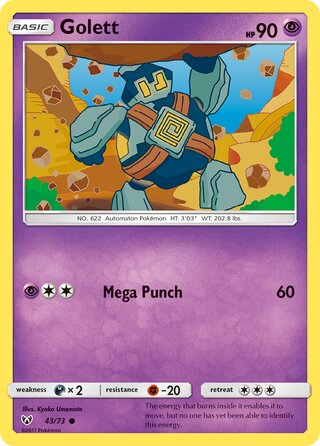 Golett, Shining Legends 043/073