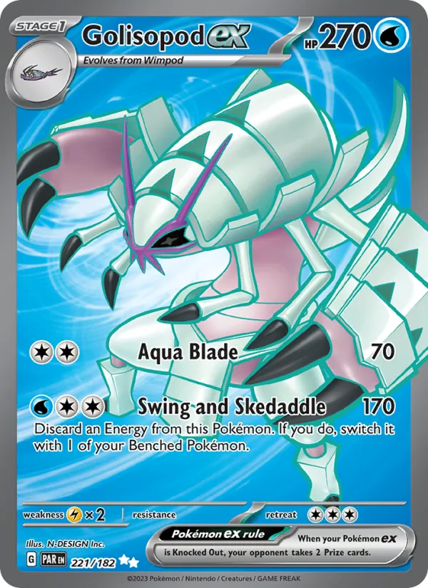 Golisopod EX, Paradox Rift 221/182