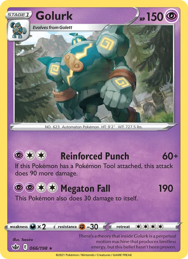 Golurk, Chilling Reign 066/198