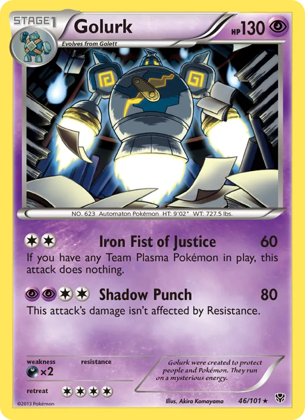 Golurk, Plasma Blast 046/101