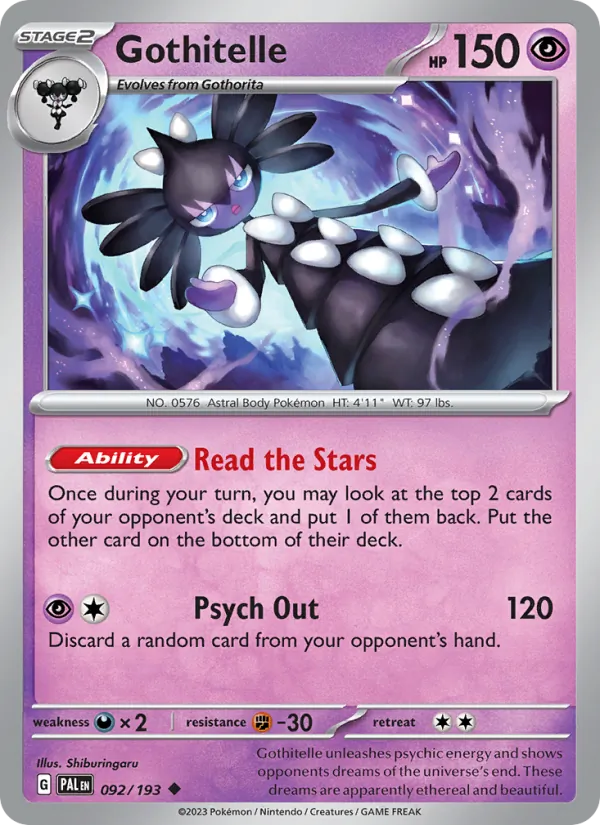 Gothitelle, Paldea Evolved 092/193