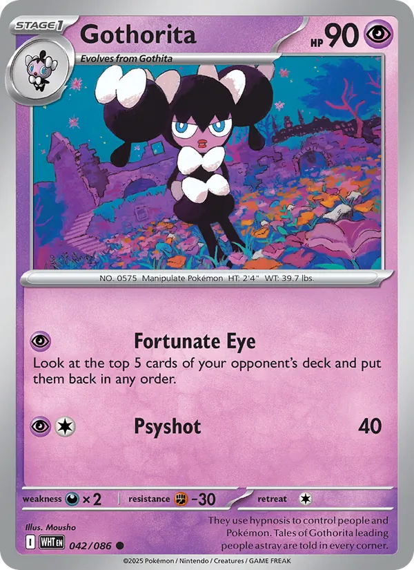 Gothorita, White Flare 042/086