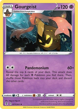 Gourgeist, Trick or Trade 2022 077/203