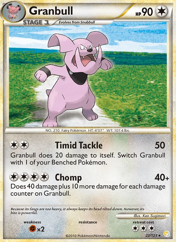 Granbull, HeartGold & SoulSilver 022/123