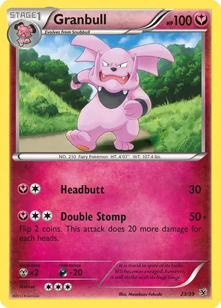 Granbull, Kalos Starter Set 023/039