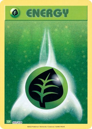 Grass Energy, Pokémon TCG Classic (Venusaur) 033/034
