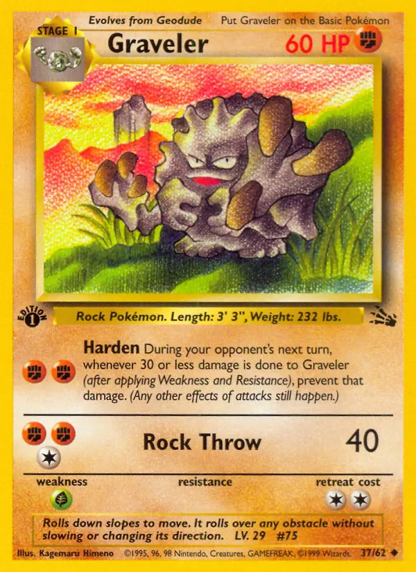 Graveler, Fossil 037/062