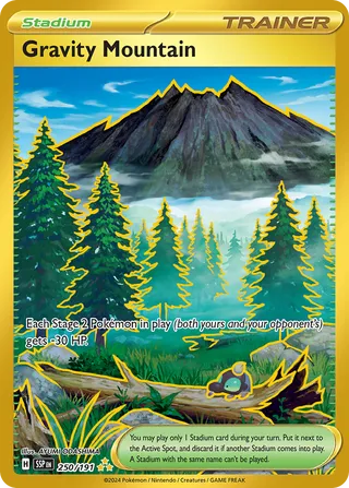 Gravity Mountain, Surging Sparks 250/191