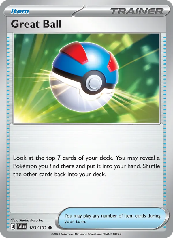 Great Ball, Paldea Evolved 183/193