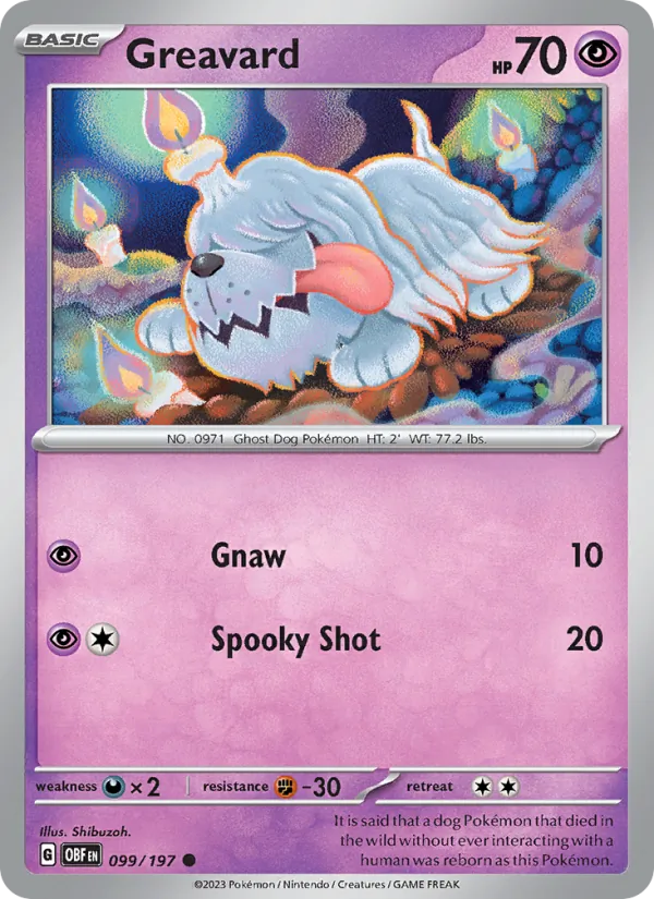Greavard, Obsidian Flames 099/197