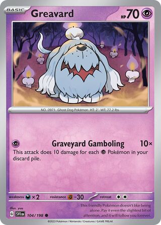 Greavard, Trick or Trade 2023 104/198