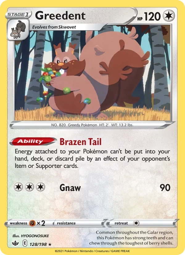 Greedent, Chilling Reign 128/198
