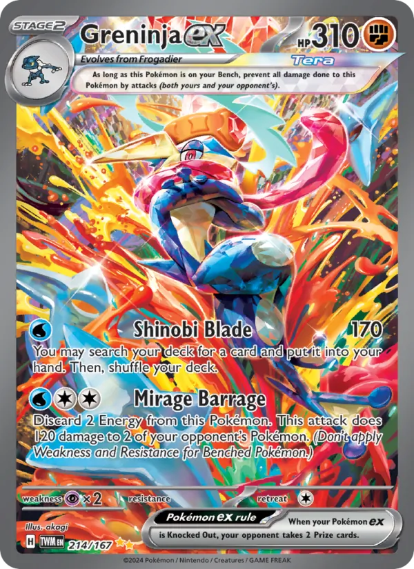 Greninja EX, Twilight Masquerade 214/167