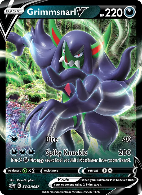 Grimmsnarl V, SWSH Black Star Promos SWSH057/307