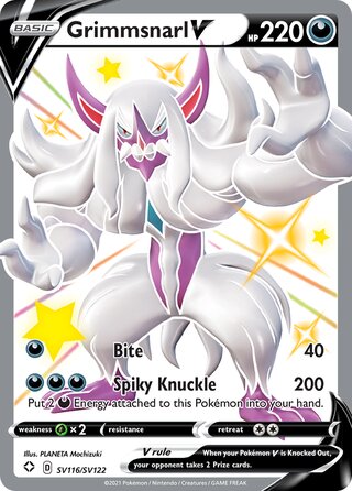 Grimmsnarl V, Shining Fates SV116/SV122