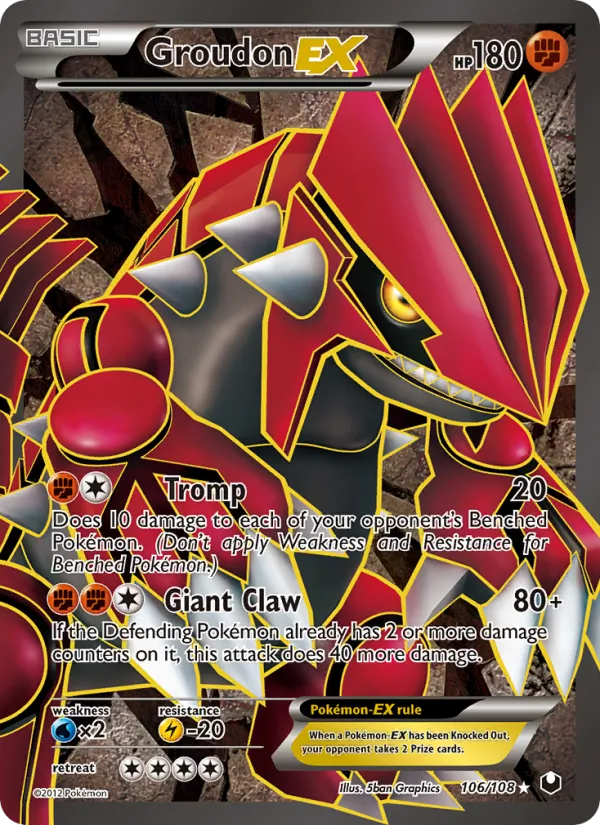 Groudon-EX, Dark Explorers 106/108