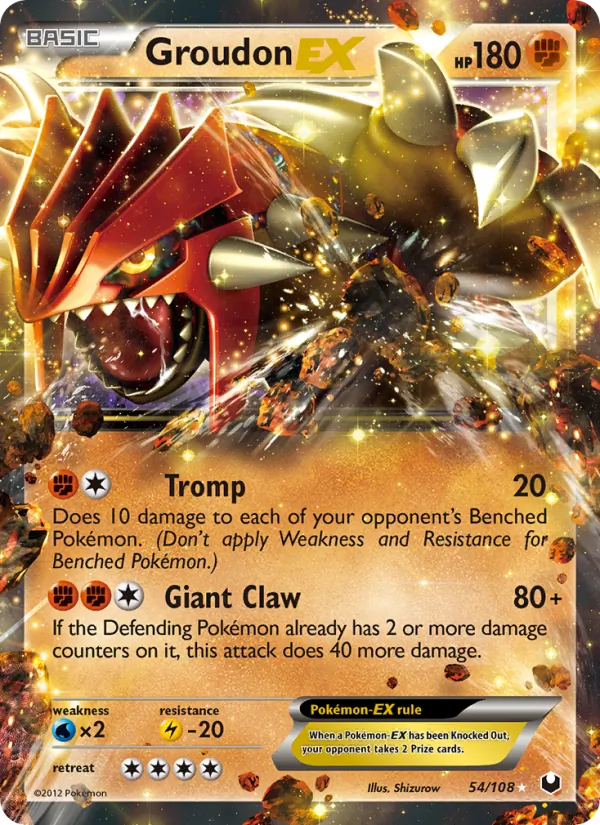 Groudon-EX, Dark Explorers 054/108
