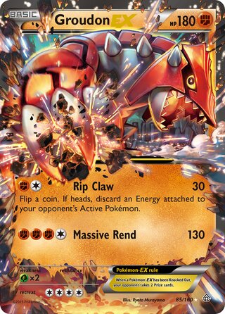 Groudon-EX, WC Deck 2015 (Primal Groudon) 085/160