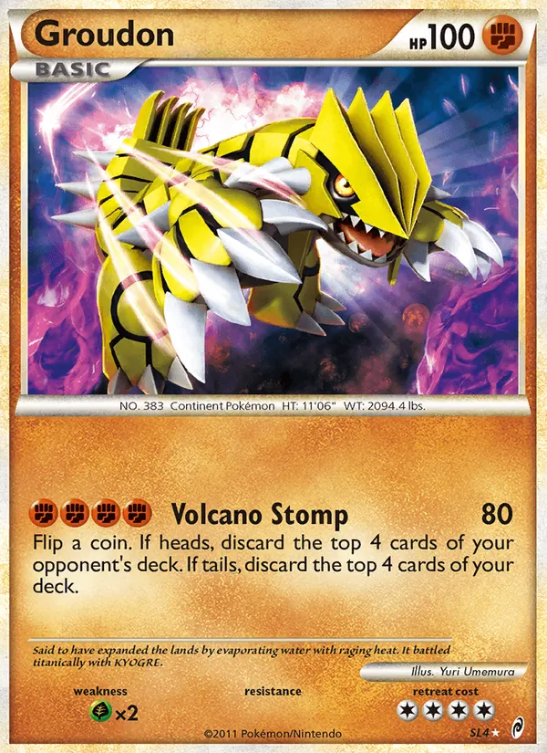 Groudon, Call of Legends SL4/95