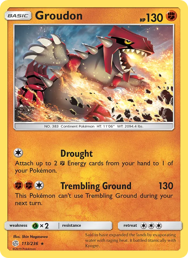 Groudon, Cosmic Eclipse 113/236