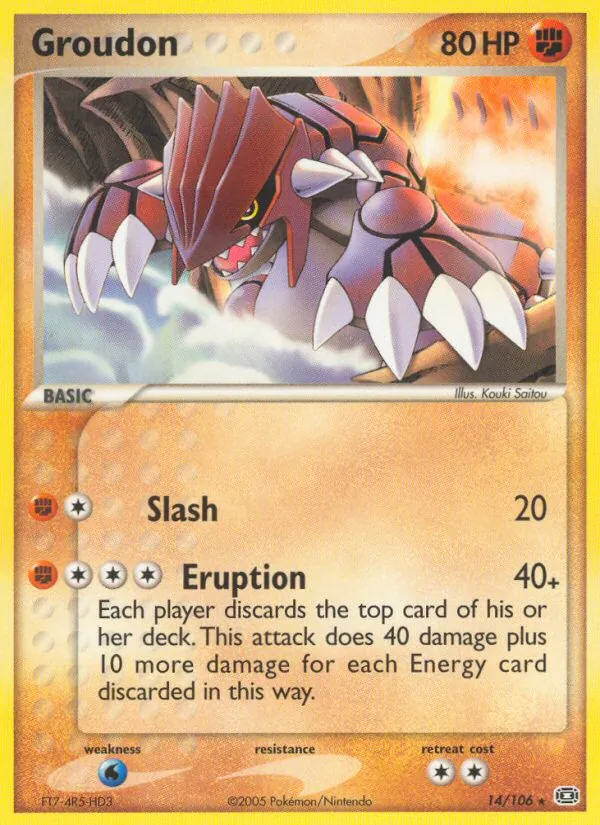 Groudon, Emerald 014/106