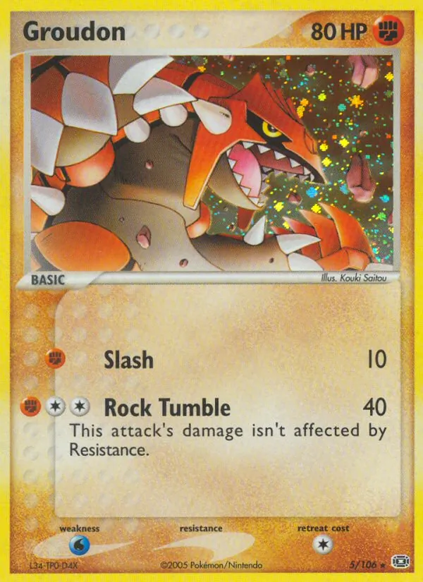 Groudon, Emerald 005/106