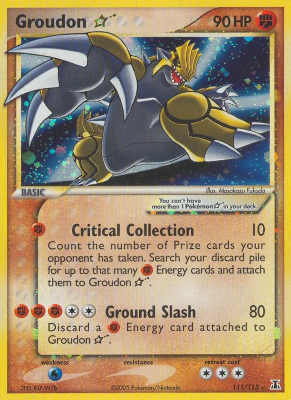 Groudon Star, Delta Species 111/113