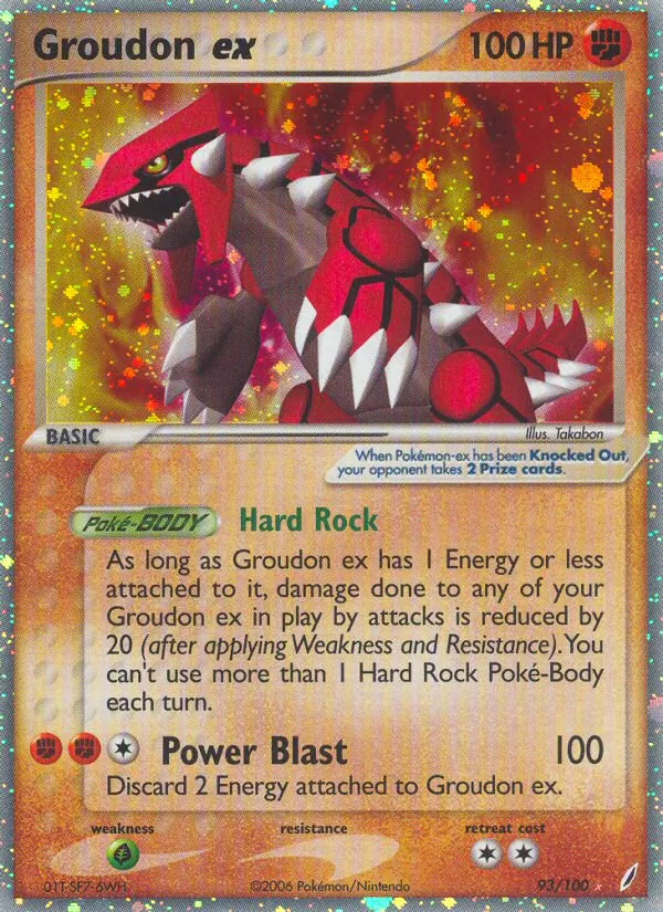 Groudon EX, Crystal Guardians 093/100