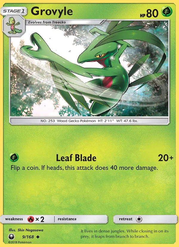 Grovyle, Celestial Storm 009/168